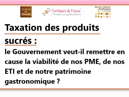 Taxation des produits sucrés : le Gouvernement veut-il remettre en cause la viabilité de nos PME, de nos ETI et de notre patrimoine gastronomique ?